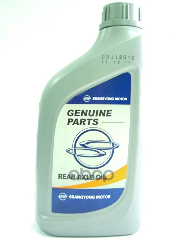 Масло Трансмиссионное Минеральное Rear Axle Oil 80W90 1Л SSANG YONG арт. 0000000538