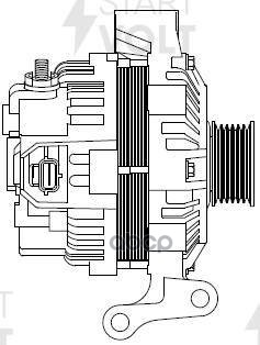 Генератор для а.м Ford Fusion 02- ,Fiesta V 01- 1.4i,1.6i 90A LG 1001 STARTVOLT арт. LG1001