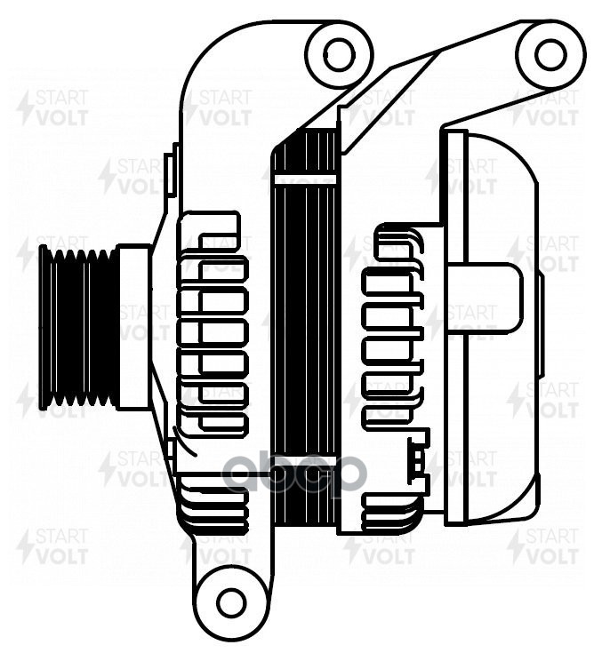 Генератор для а/м Ford Focus II (04-)/C-Max (04-) 2.0i 150A (LG 1004) STARTVOLT арт. LG1004