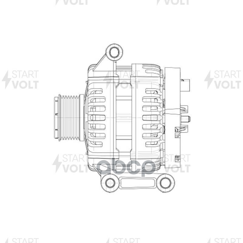 Генератор для а/м Ford Transit (06-)/Land Rover Defender (06-) 2.4TDCi 150A (LG 1082) STARTVOLT арт. LG1082