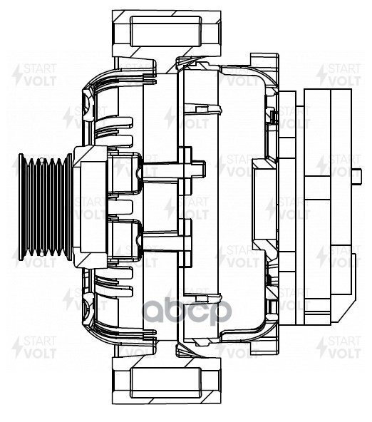 Генератор для а/м Mercedes-Benz M W163 (98-) 3.2i/E W210 (97-) 2.4i 120A (LG 1520) STARTVOLT арт. LG1520