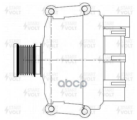 Генератор для а/м Mercedes-Benz GL X164 (06-) 3.0CDI/Sprinter B906 (06-) 2.1CDI 180A (LG 1523) STARTVOLT арт. LG1523