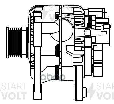 Генератор для а/м VAG Octavia A5 (04-)/Polo (09-)/Golf V (03-) 1.4i 110A (LG 1821) STARTVOLT арт. LG1821