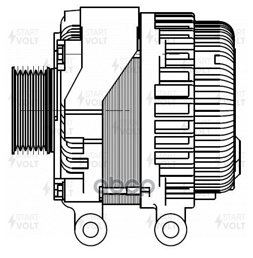 Генератор для а/м Subaru Forester SJ (13-) 2.0T/XV GP (12-) 1.6i/2.0T 150A (LG 2206) STARTVOLT арт. LG2206