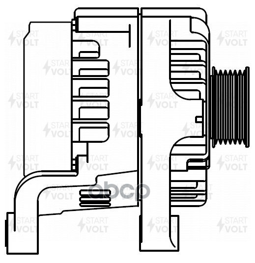 Генератор для а/м BMW X1 E84 (09-)/3 E90 (04-) 2.0D 180A (LG 2644) STARTVOLT арт. LG2644