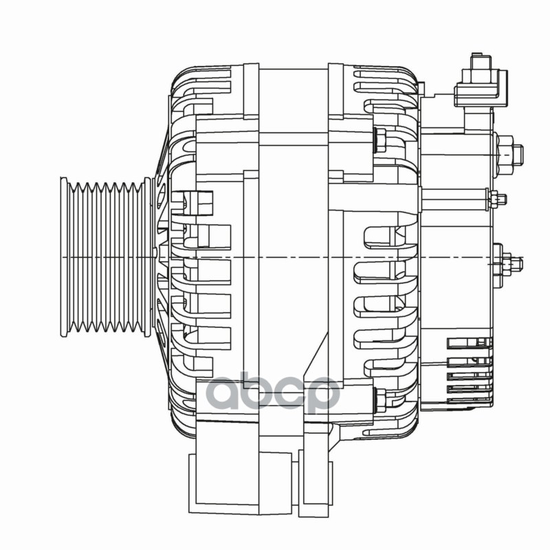 Генератор для а/м Shaanxi/Shacman/Howo/FAW с дв. WP10 Евро-5 80А (LG 3093) STARTVOLT арт. LG3093