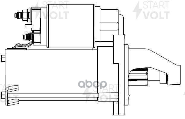Стартер для а/м Лада 2110 и модификации н/о (тип АвтоВАЗ) 1,4кВт (LSt 0112) STARTVOLT арт. LSt0112