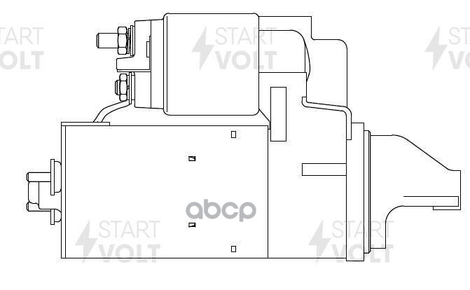 Стартер для а/м Daewoo Nexia (94-) 1.5i/Opel Vectra A (88-) 1.6i 1,4кВт (LSt 0512) STARTVOLT арт. LST0512