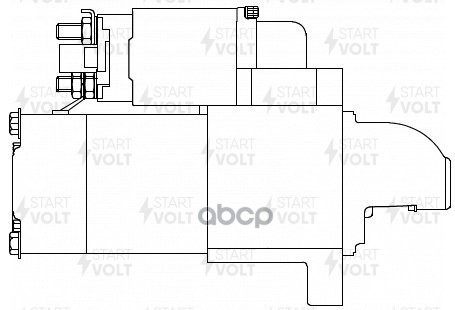 Стартер для а/м Hyundai H-1/Starex (07-) 2.5D 2,2кВт LSt 0864 STARTVOLT арт. LSt0864
