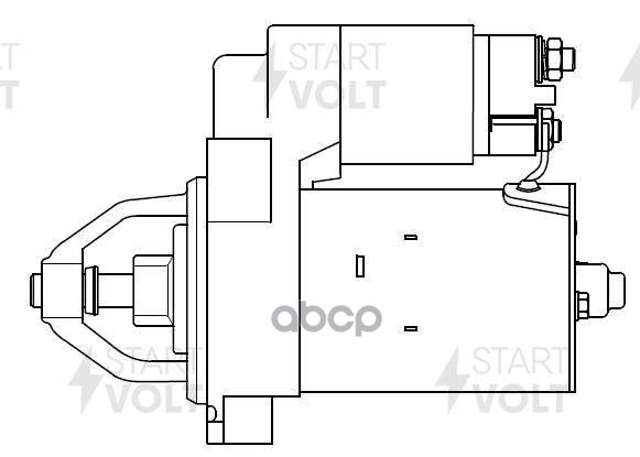 Стартер для а/м Mercedes-Benz C W202 (93-) 1.8i/2.0i/E W124 (93-) 2.0i/2.2i 1,2кВт (LSt 1517) STARTVOLT арт. LST1517