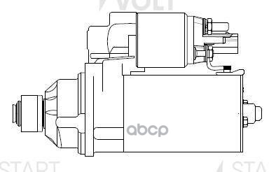 Стартер для а/м VAG Passat B7 (11-)/Golf VI (08-) 1.4TSI/1.8TSi 1 4кВт (LSt 1841) STARTVOLT арт. lst-1841