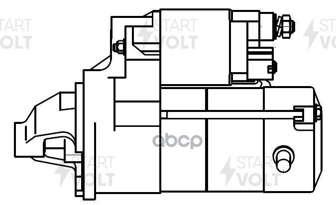 Стартер для а/м Toyota Vitz (99-) 1.0i/1.3i 1кВт STARTVOLT арт. LST1917