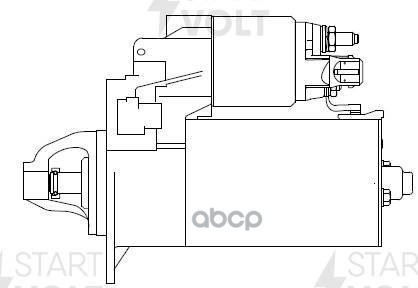Стартер для а/м BMW 1 F20 (11-)/3 F30 (12-) 1.6i 1,7кВт (LSt 2612) STARTVOLT арт. LST2612
