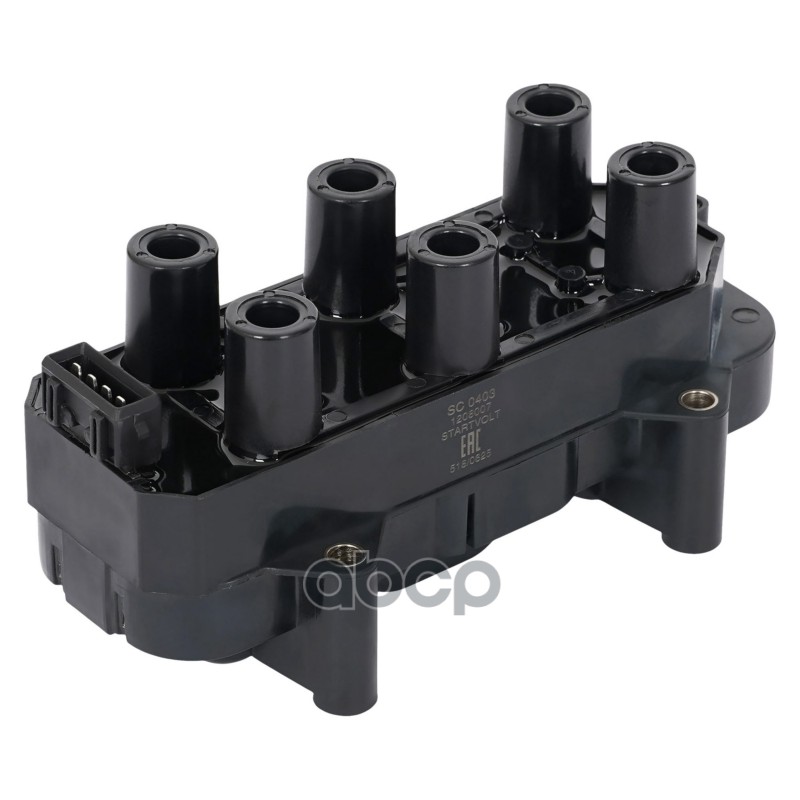 Катушка зажигания для а/м Opel Omega B (94-) 2.5i (прямоуг. разъем) (SC 0403) STARTVOLT арт. SC0403