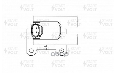 Катушка зажигания для а/м Hyundai Getz (02-)/Accent (00-) 1.4i/1.5i (левая, DOHC) (SC 0823) STARTVOLT арт. SC0823