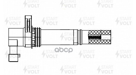 Катушка зажигания для а/м Land Rover Freelander (97-) 2.5i SC 1402 STARTVOLT арт. SC1402