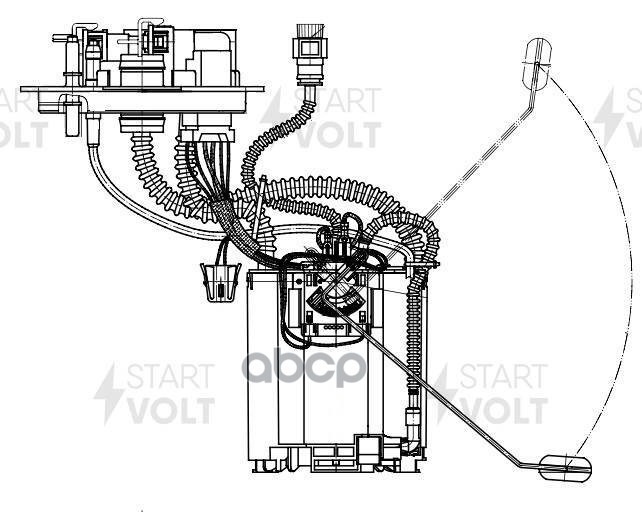 Модуль топл. насоса для а/м Land Rover Freelander II (06-) 2.2d (SFM 1030) STARTVOLT арт. sfm-1030