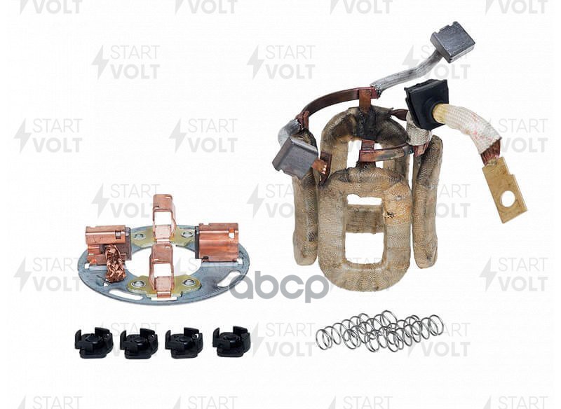 Обмотка Статора И Щёточный Узел Стартеров Стартвольт Для А/М Газ (Vrk 0302) STARTVOLT арт. vrk-0302