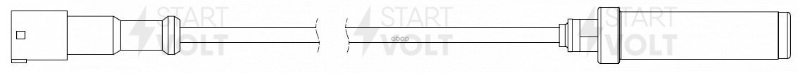 Датчик ABS для а/м ГАЗ/КАМАЗ/МАЗ/НЕФАЗ/УРАЛ/ПАЗ (D=1700мм) (VS-ABS 0302) STARTVOLT арт. VSABS0302