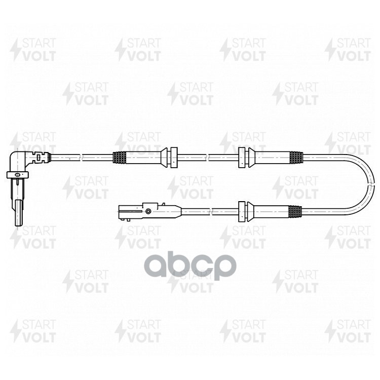 Датчик ABS для а/м Лада X-Ray (15-)/Renault Logan (12-)/Sandero (14-) перед. кол. (VS-ABS 0920) STARTVOLT арт. VSABS0920