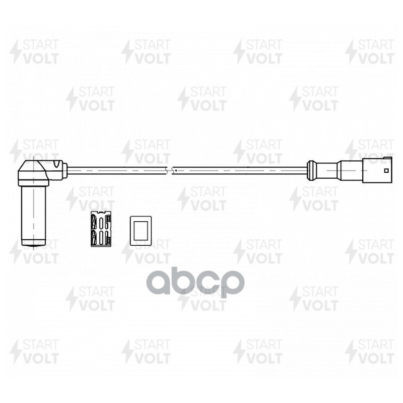 Датчик ABS для а/м Mercedes-Benz Actros MP2/MP3 (03-)/Axor (01-) угловой 1350мм (VS-ABS 1501) STARTVOLT арт. VSABS1501