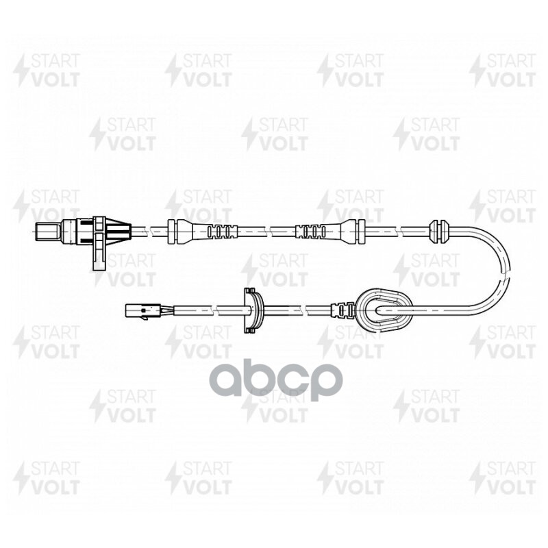 Датчик ABS для а/м VAG Polo Sedan (10-)(до 09.11)/Roomster (02-) задн. прав. (VS-ABS 1815) STARTVOLT арт. vs-abs-1815