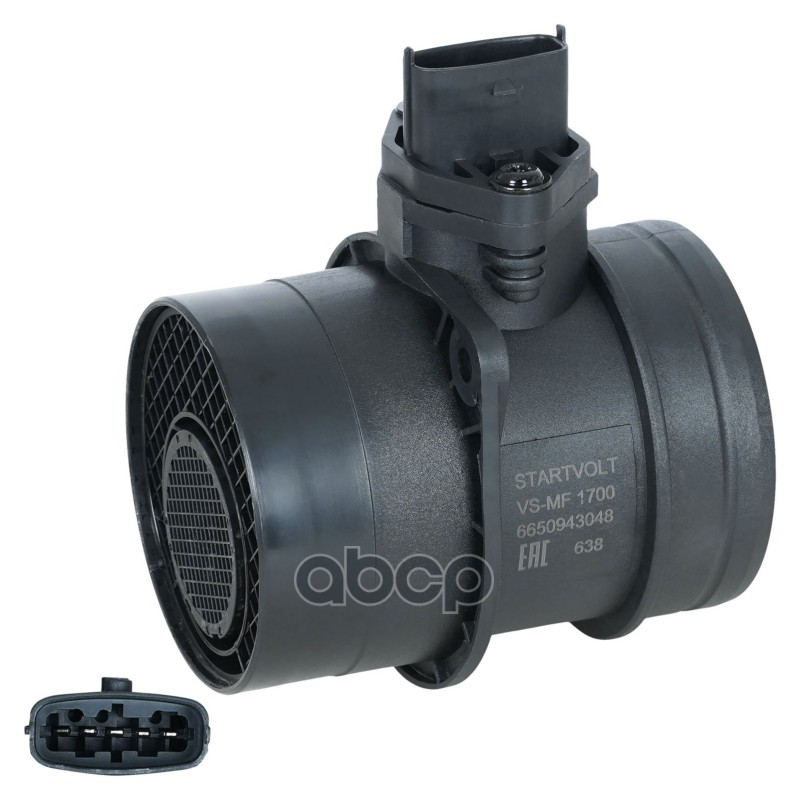 Датчик масс.расх.воздуха для а/м SsangYong Kyron (05-) (07-)/Action I (05-) 2.0Xdi (VS-MF 1700) STARTVOLT арт. VSMF1700