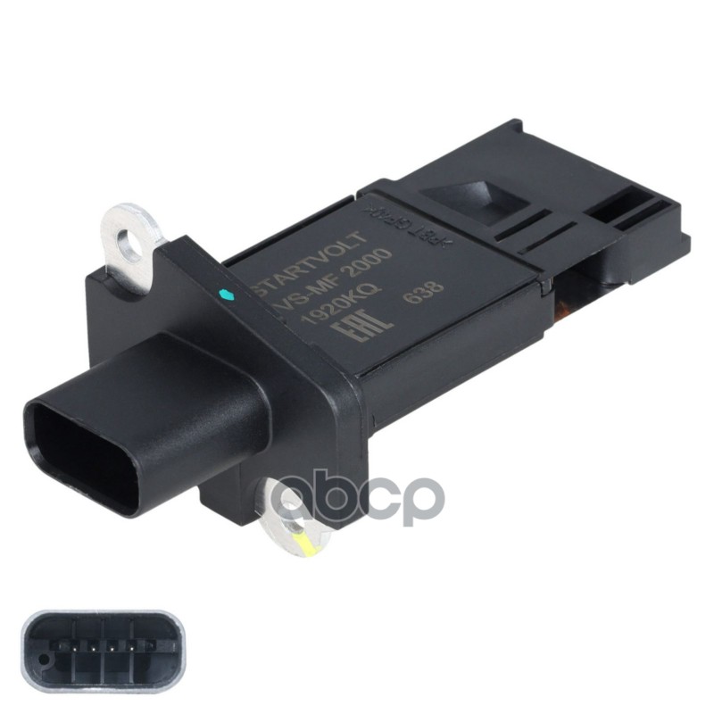 Датчик масс.расх.воздуха для а/м Land Rover Freelander (06-)/Peugeot Boxer (11-) 2.2d (без корпуса) STARTVOLT арт. VSMF2000