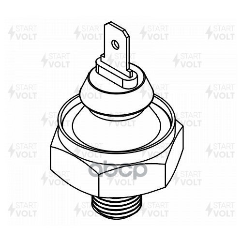 Датчик авар. давл. масла для а/м VAG Passat B3 (88-)/80 (86-) 1.3-4.2 (0,15-0,45бар) (VS-OE 1810) STARTVOLT арт. VSOE1810