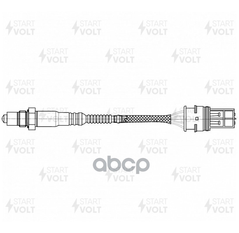 Датчик кисл. для а/м BMW 5 E60 (03-) 2.5i/3.0i второй 380 мм после кат. (VS-OS 2628) STARTVOLT арт. vs-os-2628