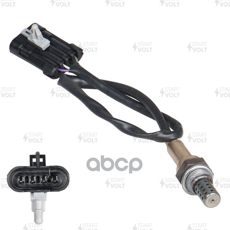 Датчик кисл. для а/м Lifan Solano (10-) 1.6i до/после кат. чёрный разъём (VS-OS 2712) STARTVOLT арт. VSOS2712