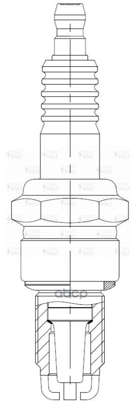 Свечи зажигания для а/м VAG 80 (78-)/100 (78-) 1.8i/2.0i (кмпл. 4шт) STARTVOLT VSP 0001 STARTVOLT арт. VSP 0001