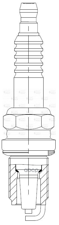 Комплект свечей зажигания для автомобилей Лада Largus (12-)/Renault Logan (08-)/Duster (10-) K4M 1.6 STARTVOLT арт. VSP0028A
