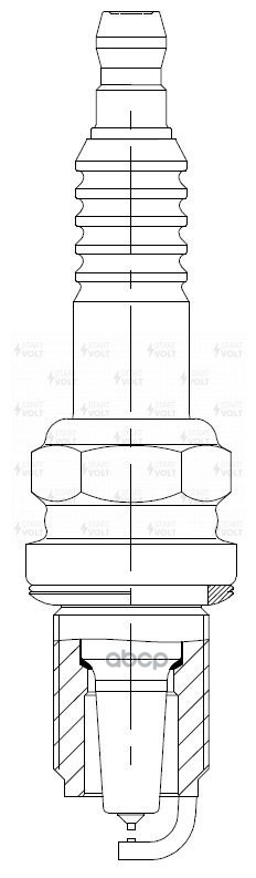 Комплект свечей зажигания для автомобилей VAG Passat B5 (96-)/A4 (95-) 1.8T (4шт) STARTVOLT арт. VSP0037