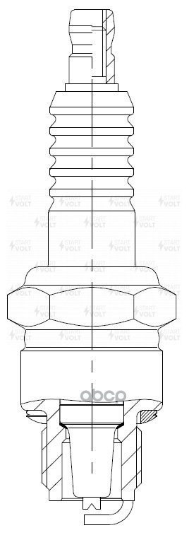 Свеча зажигания для а/м ГАЗ/УАЗ с дв. УМЗ-421 (зазор 0,7мм) (VSP 0310) STARTVOLT арт. VSP0310