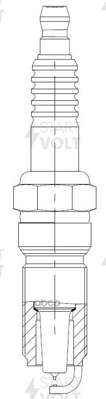 Свеча зажигания для а/м Chevrolet Captiva C100 (11-)/Opel Antara (11-) 3.0i Ir+Pt (VSP 0511) STARTVOLT арт. VSP0511