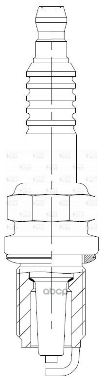 Свеча зажигания для а/м Hyundai Accent (Tagaz) (00-) 1.5i/1.6i/Getz (02-) 1.1i/1.3i/1.6i (VSP STARTVOLT арт. VSP0802