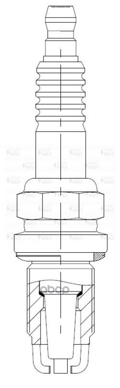 Свеча зажигания для а/м Renault Logan (04-)/Sandero (07-) K7M 1.6i 8кл. (VSP 0902) STARTVOLT арт. VSP0902