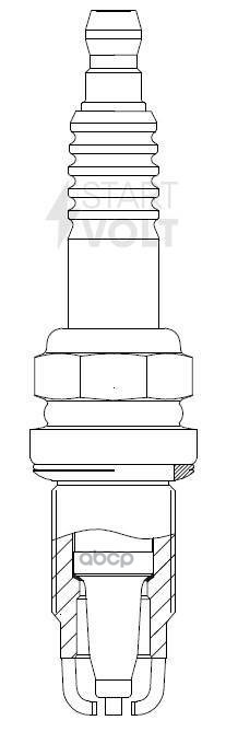 Свеча зажигания для а/м Mitsubishi Pajero IO (98-) 1.8GDI/Chariot Grandis (97-) 2.4i (VSP 1122) STARTVOLT арт. VSP1122