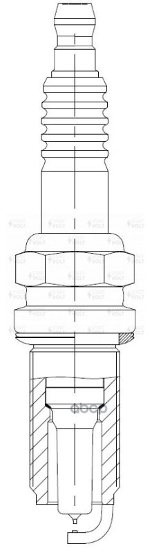 Свеча зажигания для а/м Nissan Almera N16 (00-) 1.6i/X-Trail T30 (01-) 2.0i/2.5i Pt+Pt (VSP 1408) STARTVOLT арт. VSP1408