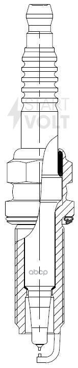 Свеча зажигания для автомобилей Nissan Juke F15 (10-) 1.6DIG-T Ir+Ir STARTVOLT арт. VSP1414