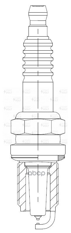 Свеча зажигания для а/м Mercedes-Benz E W210 (97-)/G W463 (97-) 2.4i-6.0i Pt+Pt (VSP 1501) STARTVOLT арт. VSP1501