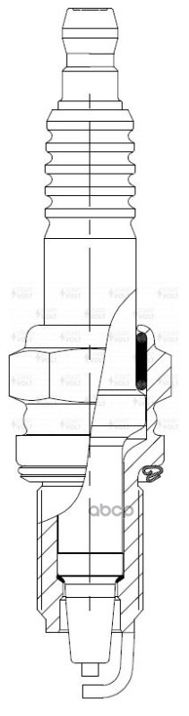 Свеча зажигания для а/м Daewoo Gentra (13-) 1.5i/Fiat Doblo (01-) 1.4i (VSP 1602) STARTVOLT арт. VSP1602