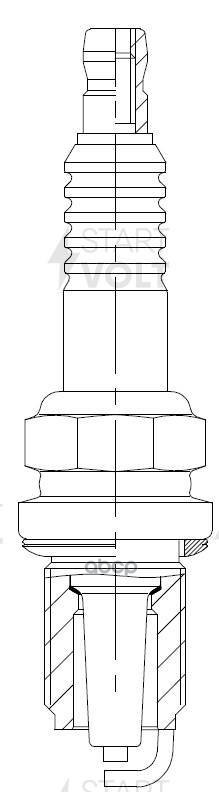 Свеча зажигания для а/м SsangYong Rexton (02-) 2.3i/3.2i STARTVOLT VSP 1701 STARTVOLT арт. VSP 1701