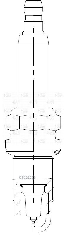 Свеча зажигания для а/м VAG Octavia A5 (04-)/Tiguan (10-) 1.4TSI Pt+Pt (VSP 1804) STARTVOLT арт. VSP1804