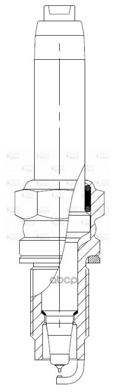 Свеча зажигания для а/м VAG Octavia A8 (12-)/Rapid (12-) 1.4TSI Pt+Pt (VSP 1806) STARTVOLT арт. VSP1806