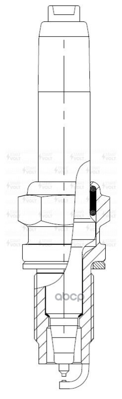 Свеча зажигания для а/м VAG Tiguan (16-)/Kodiaq (19-) 1.4TSI Pt+Pt (VSP 1813) STARTVOLT арт. VSP1813