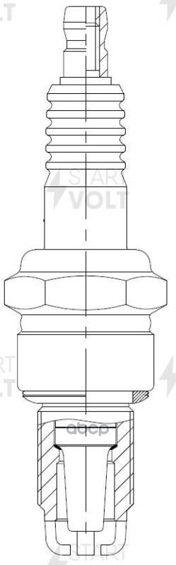 Свеча зажигания для автомобилей VAG Golf II (86-)/Jetta II (84-) 1.6i/80 (86-) 1.6i/1.8i STARTVOLT арт. VSP1816