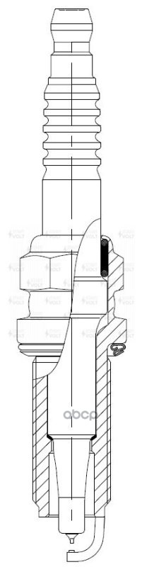 Свеча зажигания для а/м Toyota Corolla Е15 (06-) 1.6i/1.8i/Rav 4 A30 (08-) 2.0i Ir+Pt (VSP 1901) STARTVOLT арт. VSP1901