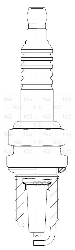 Свеча зажигания для а/м Toyota Corolla E11 (01-) 1.4i/1.6i/Yaris (99-) 1.3i/1.5i (VSP 1902) STARTVOLT арт. VSP1902